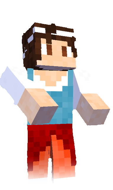 Personnage Minecraft en tenue castillane